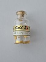 Echtes Gold im Glas, 24 Karat Blattgold