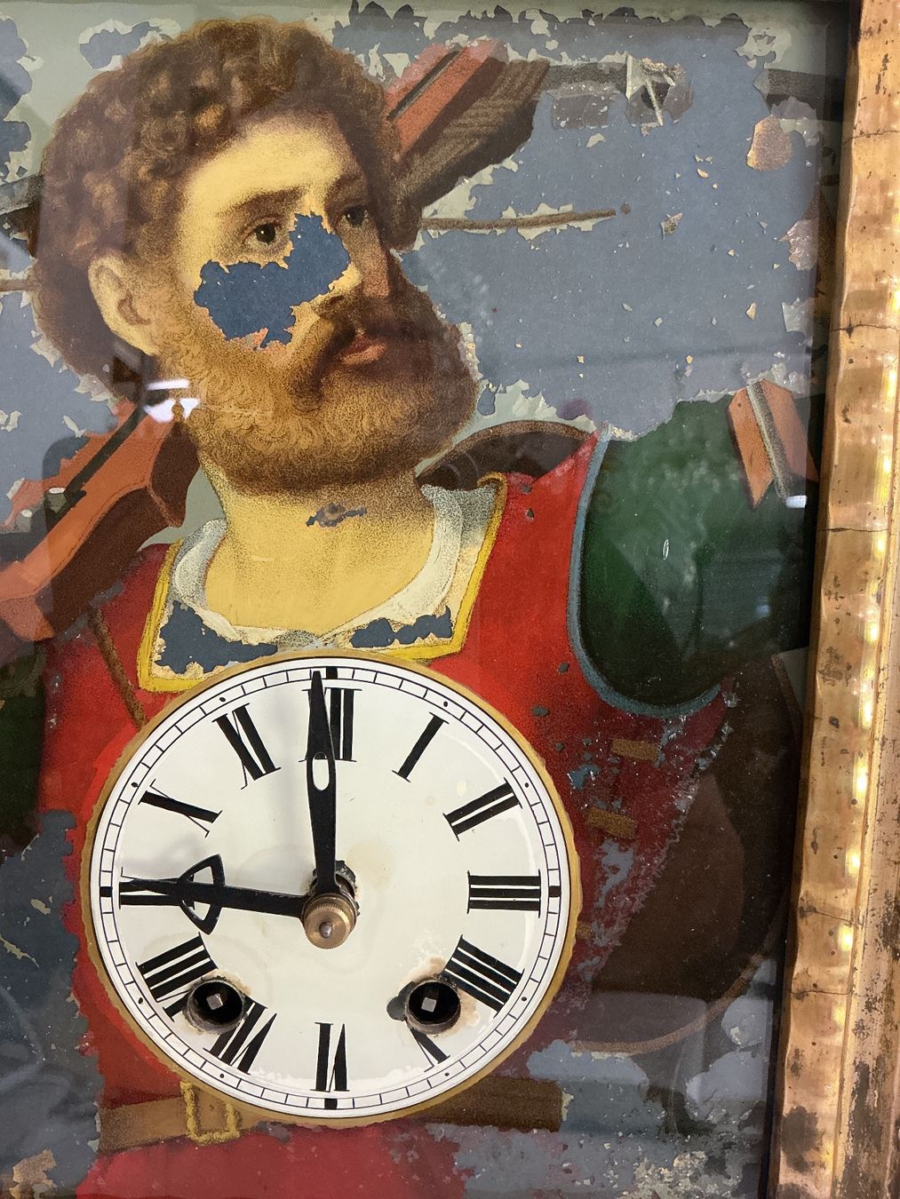Orologi: Antike Wanduhr mit Wilhelm Tell – Usato da Bern venduto da vielerart 1