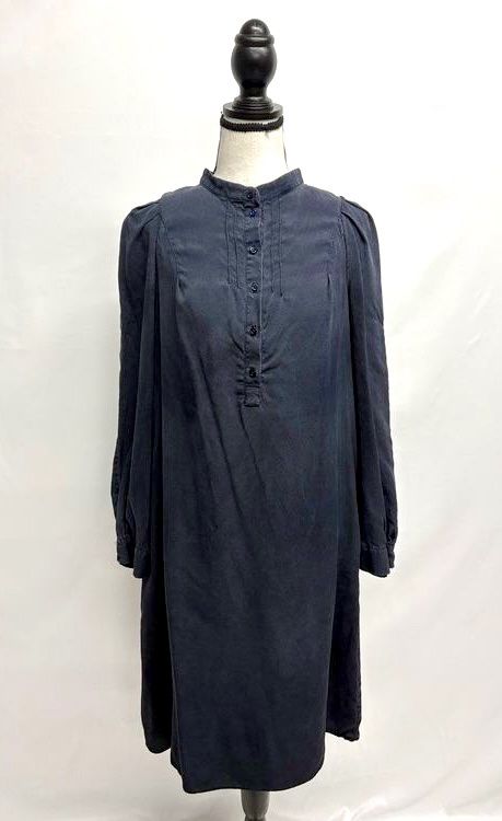 Vanessa Bruno Vestiti: Vanessa Bruno blaues Kleid Seide mit Bindegürtel 34 langarm – Nuovo (secondo la descrizione) da Basel venduto da abo_7yys 4
