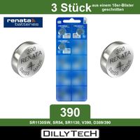 Renata 390 SR1130SW Knopfzellenbatterie - 3 Stk.