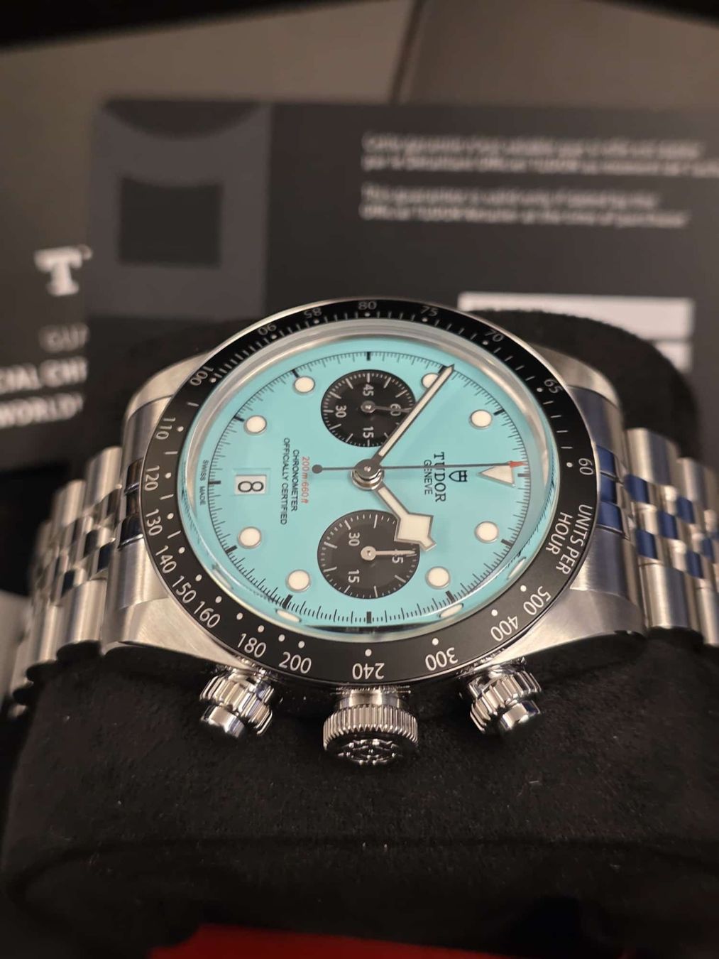 Tudor Orologi: Tudor Black Bay Chrono Flamingo – Usato da Chur venduto da san_c8ld 1