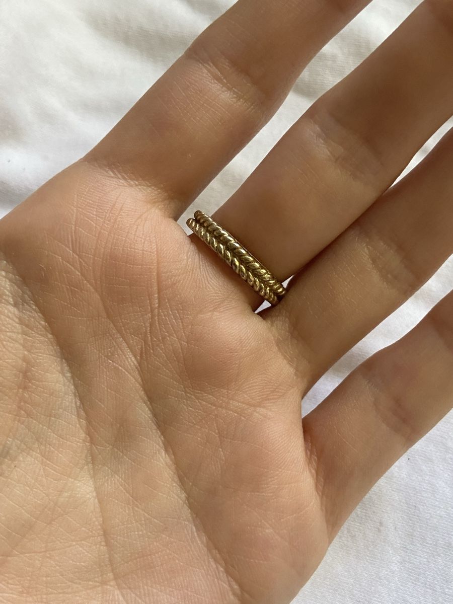 Anelli: Eleganter Ring mit dunklem Stein, neuwertig, 925 silber – Nuovo (secondo la descrizione) da Zürich venduto da cas_x6pw 1