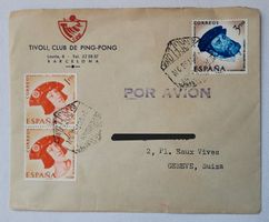 FRANKIERTES COUVERT / ENVELOPPE POSTE AFFRANCHIE