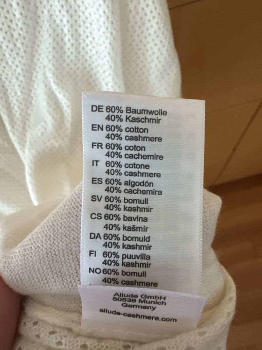 Allude Maglioni & Felpe: ALLUDE Designer Pulli, Gr. S, Baumwolle/Kaschmir – Usato da Buchs SG venduto da Sunie 1
