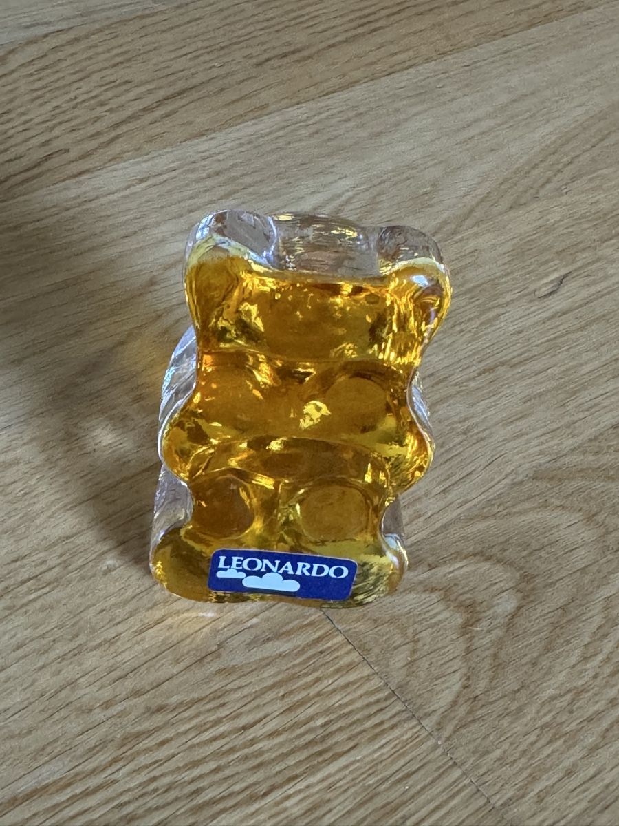 Statuette: Leonardo Glasfigur Bär / Gummibär – Nuovo (secondo la descrizione) da Zürich venduto da wtpooh 1