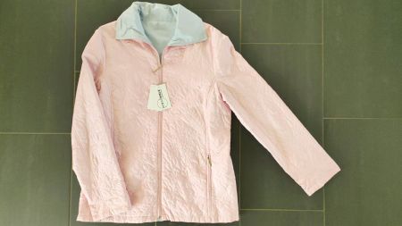 Wendejacke 40 *NEU* rosa/hellgrau