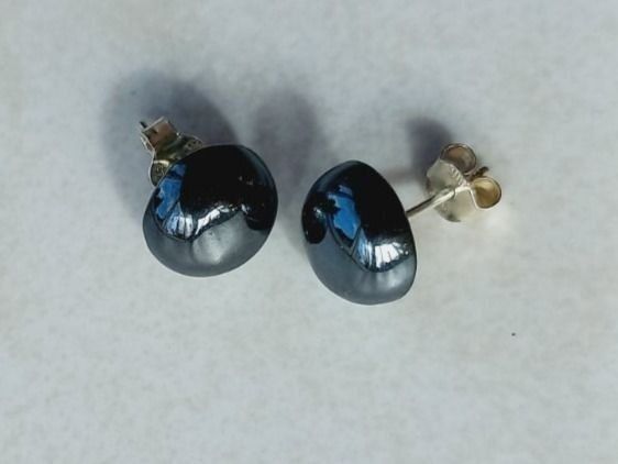 Orecchini pendenti & Orecchini a lobo: Hämatit Silber Ohrstecker – Nuovo e nell'imballaggio originale da Winistorf venduto da acreativ4 1