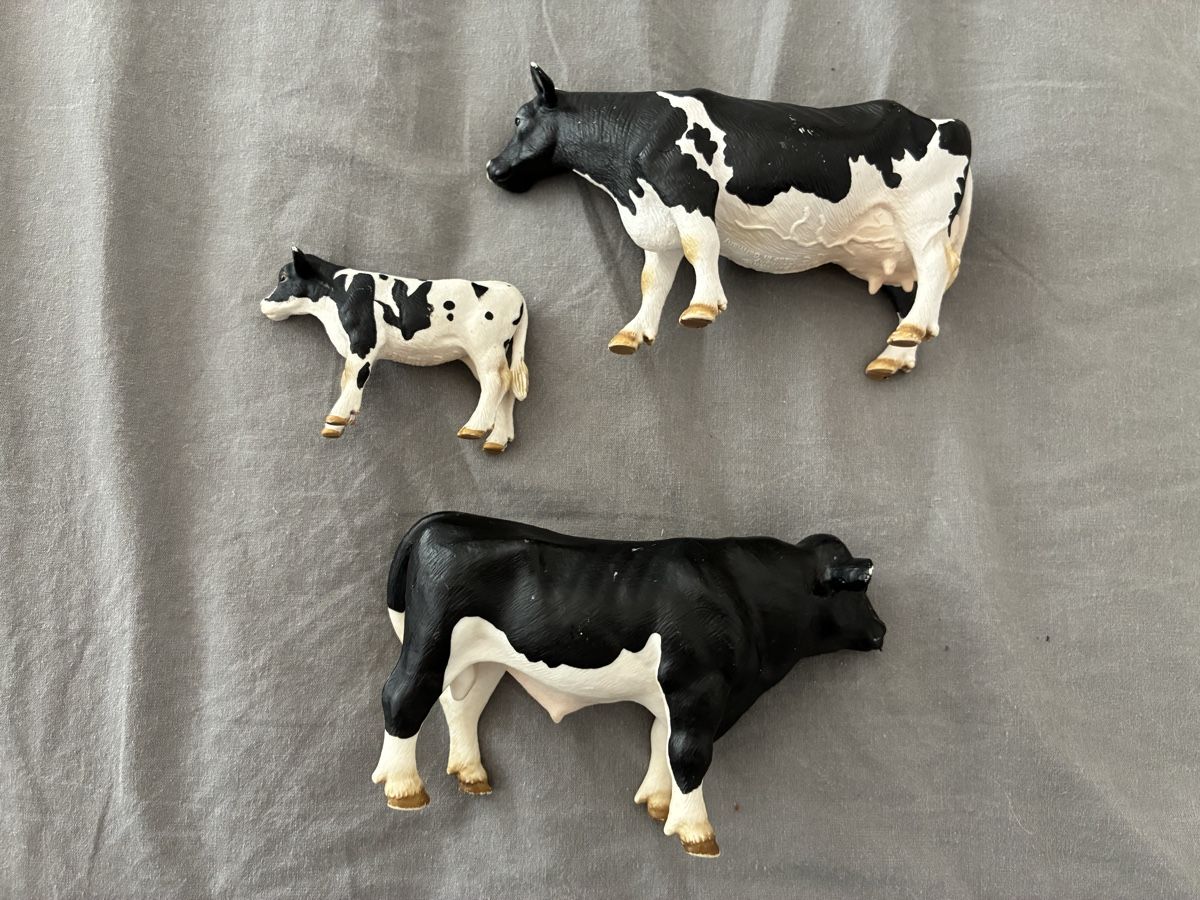 Schleich Statuette: Schleich Stier-Kuh-Kalb – Usato da Wetzikon ZH venduto da Higure 1