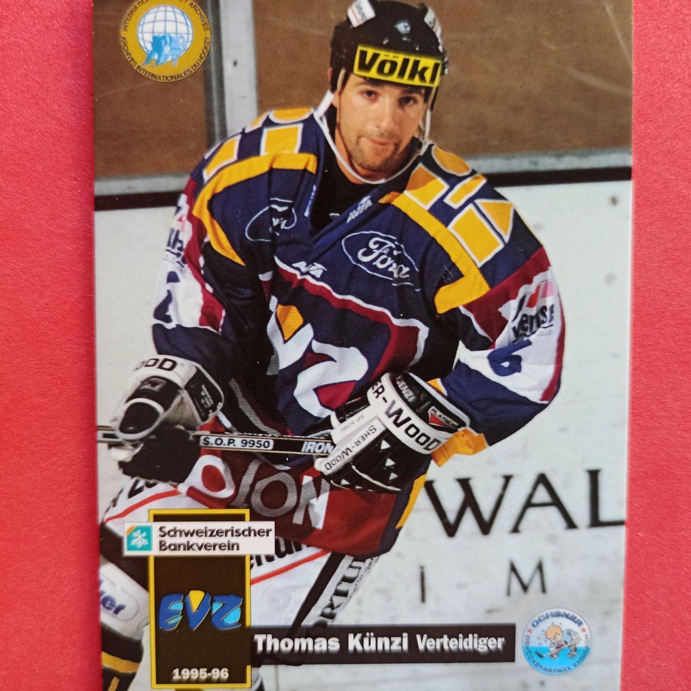 Carte collezionabili: Thomas Künzi - EV ZUG - 1995/96 – Usato da Dübendorf venduto da kb86_MOVIE