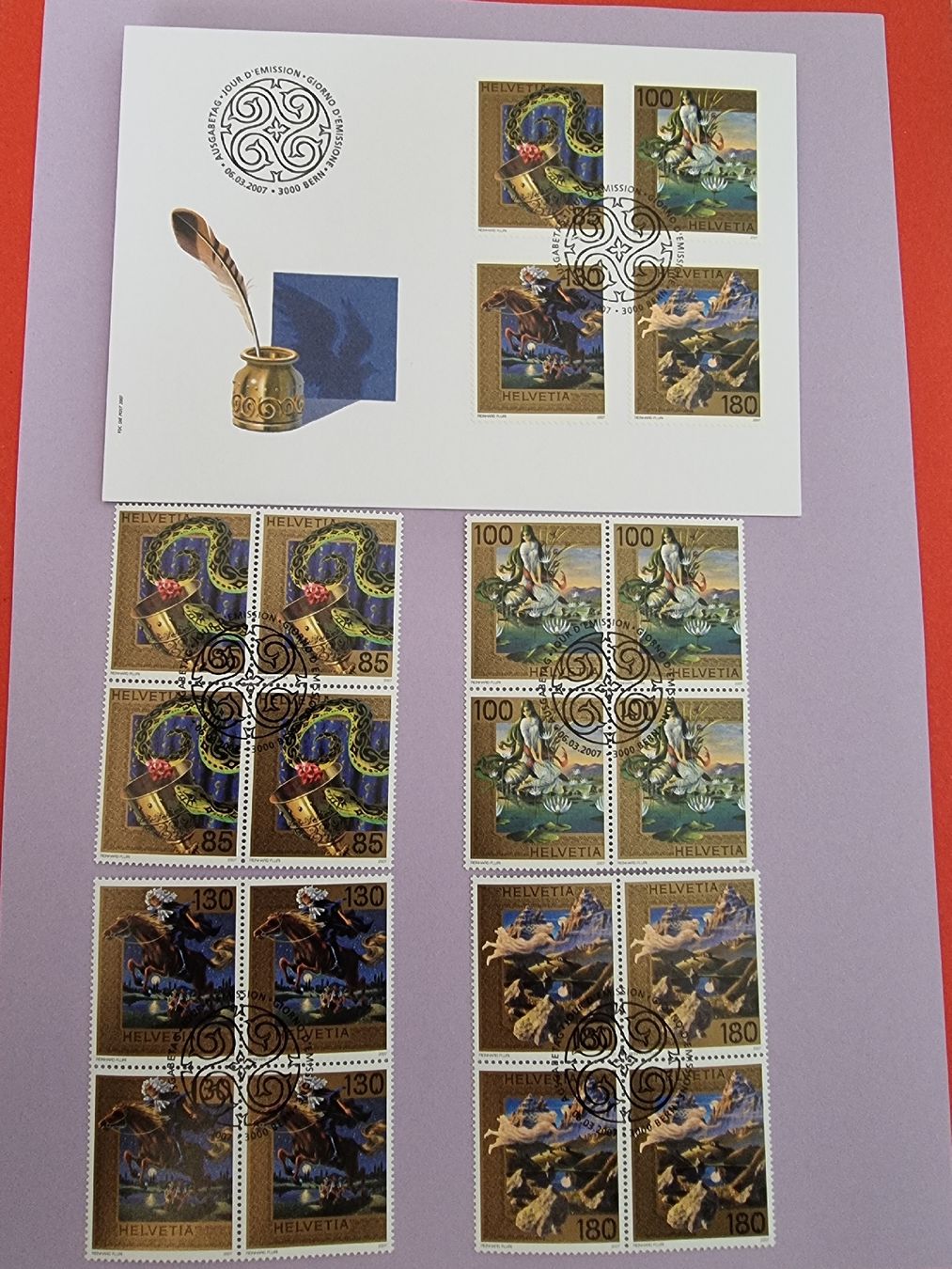 Tutti i francobolli: Sondermarken Sagenhafte Schweiz 2007 – Nuovo (secondo la descrizione) da Obergösgen venduto da hachma