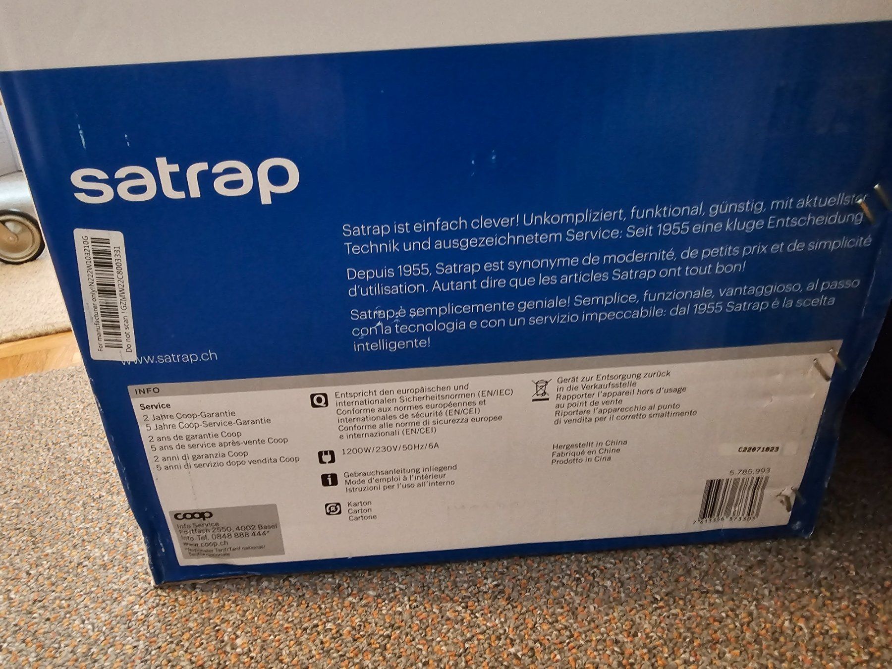 Microwelle, Satrap Micro M1, ab 1.- (Gebraucht) in Teufen AR für CHF 23 ...