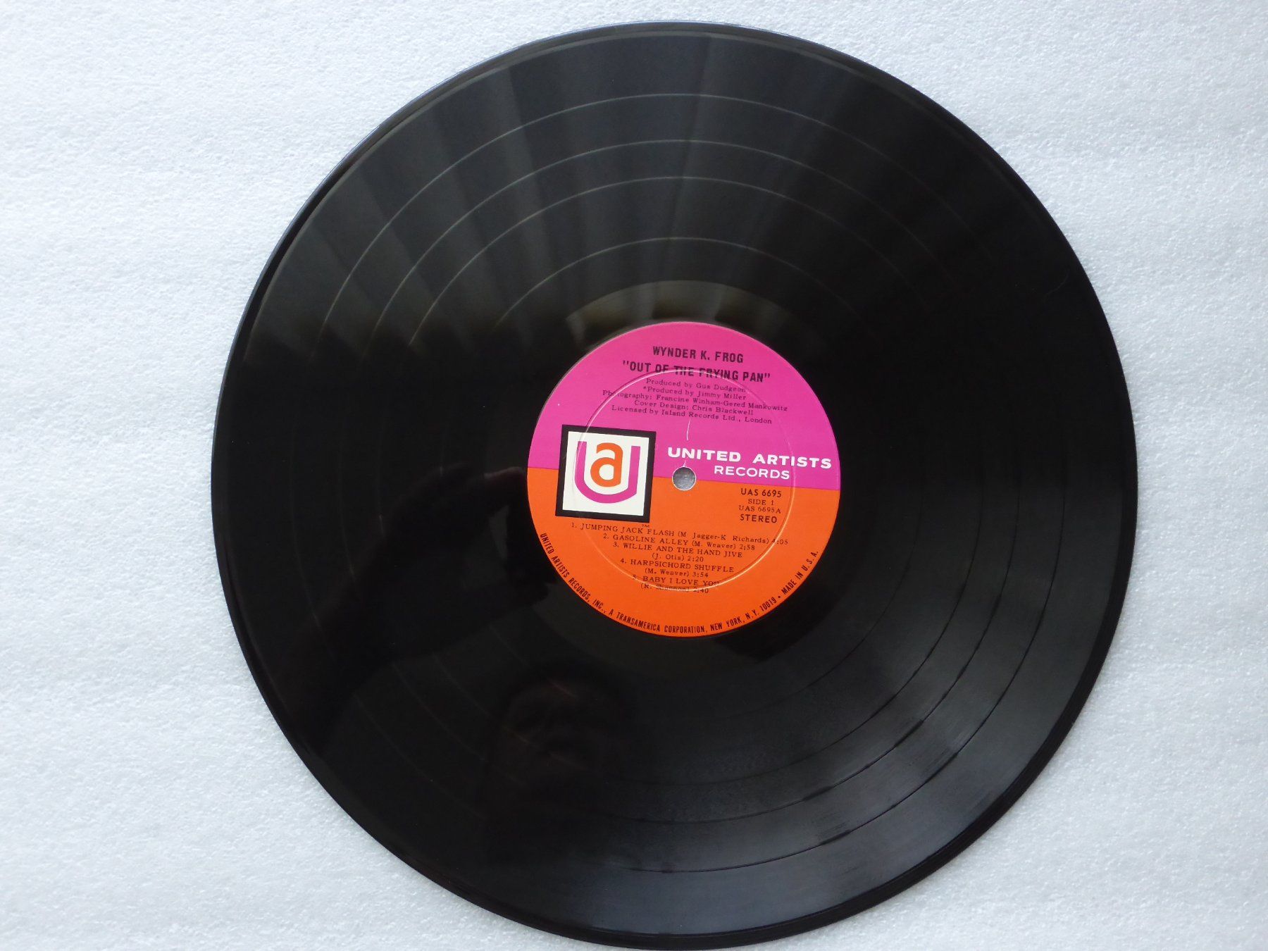 Dischi in vinile: VINYL  LP   WYDNER K. FROG – Usato da Küssnacht am Rigi venduto da Sunnestrahl 1