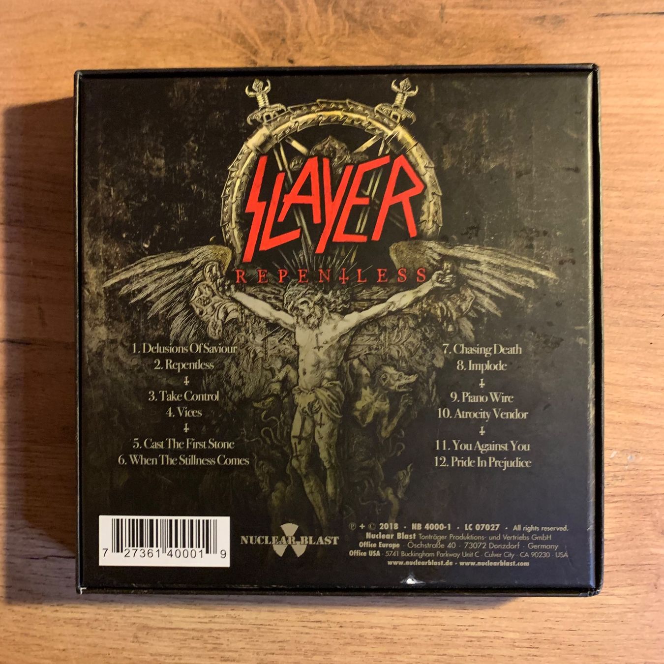 Vinyles: SLAYER - REPENTLESS...OG EU 2015...VG++/VG++ – D'occasion à Gals par Diskopat 1