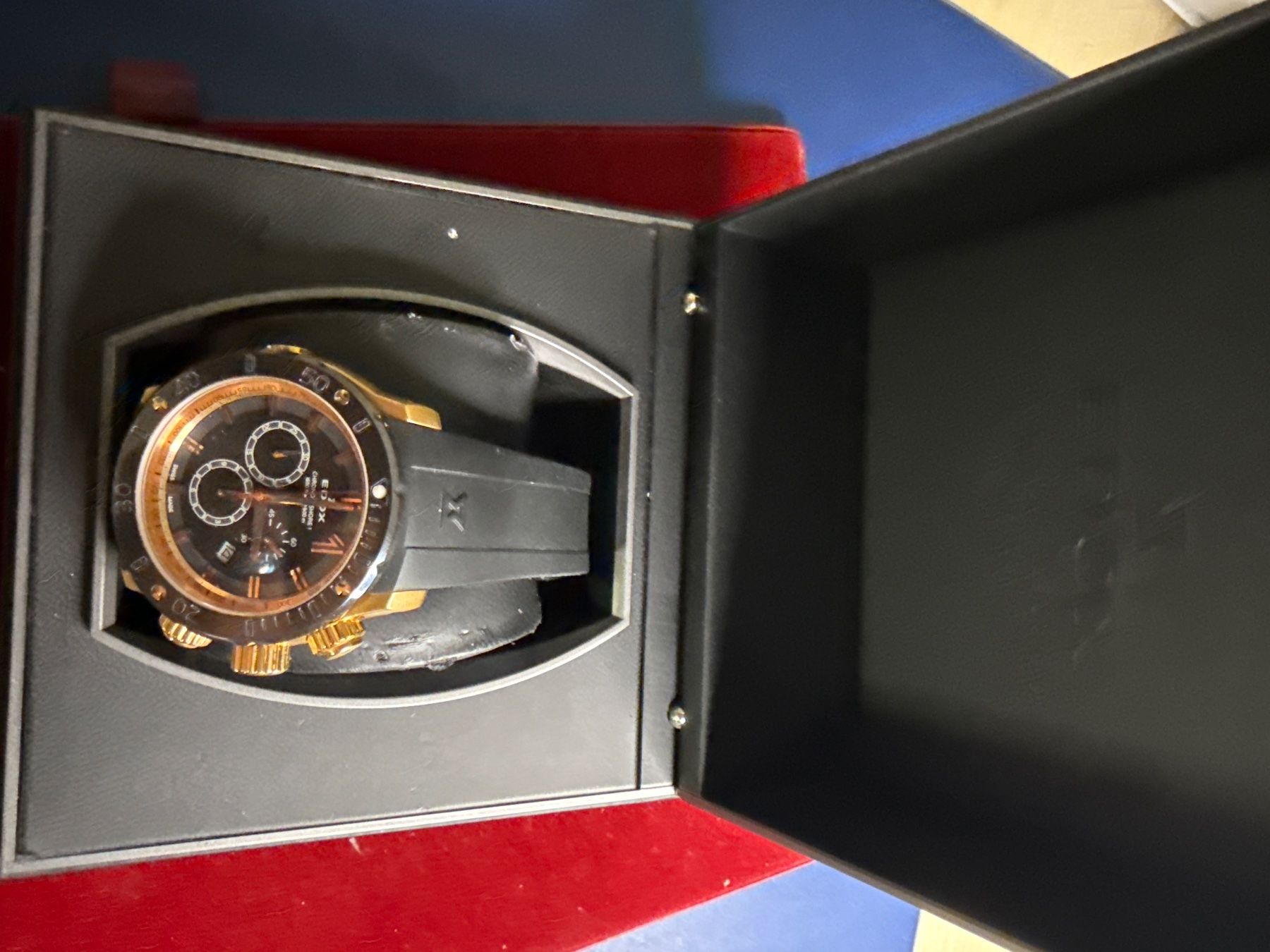 Edox Uhren: Edox Chronograph Quarz 47 mm – Gebraucht aus Pfeffingen von Allhandelklgwatches 3