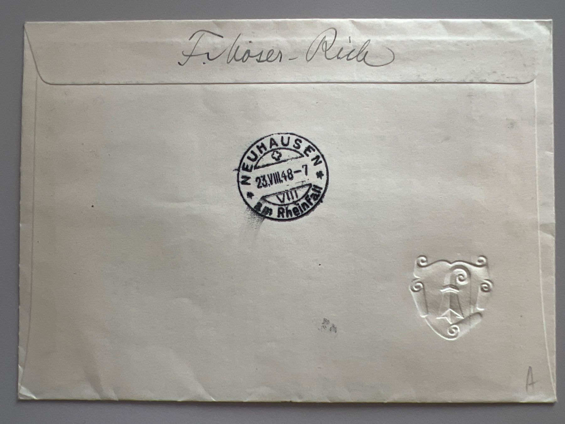 Tutti i francobolli: 1948 IMABA Basel Express-Brief sltene Mischfrankatur – Usato da Buchrain venduto da wmm 1