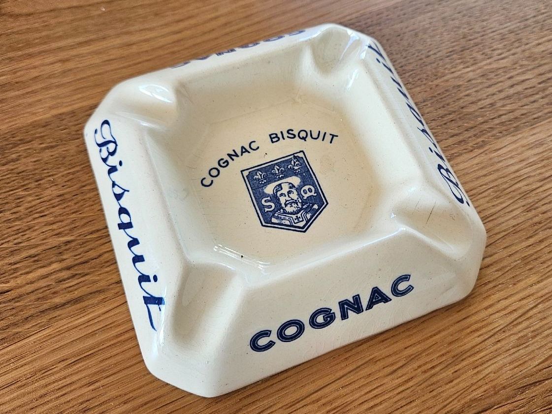 Portacenere: Aschenbecher Cognac Bisquit Digoin Keramik antik – Usato da Bern venduto da Respirit 6
