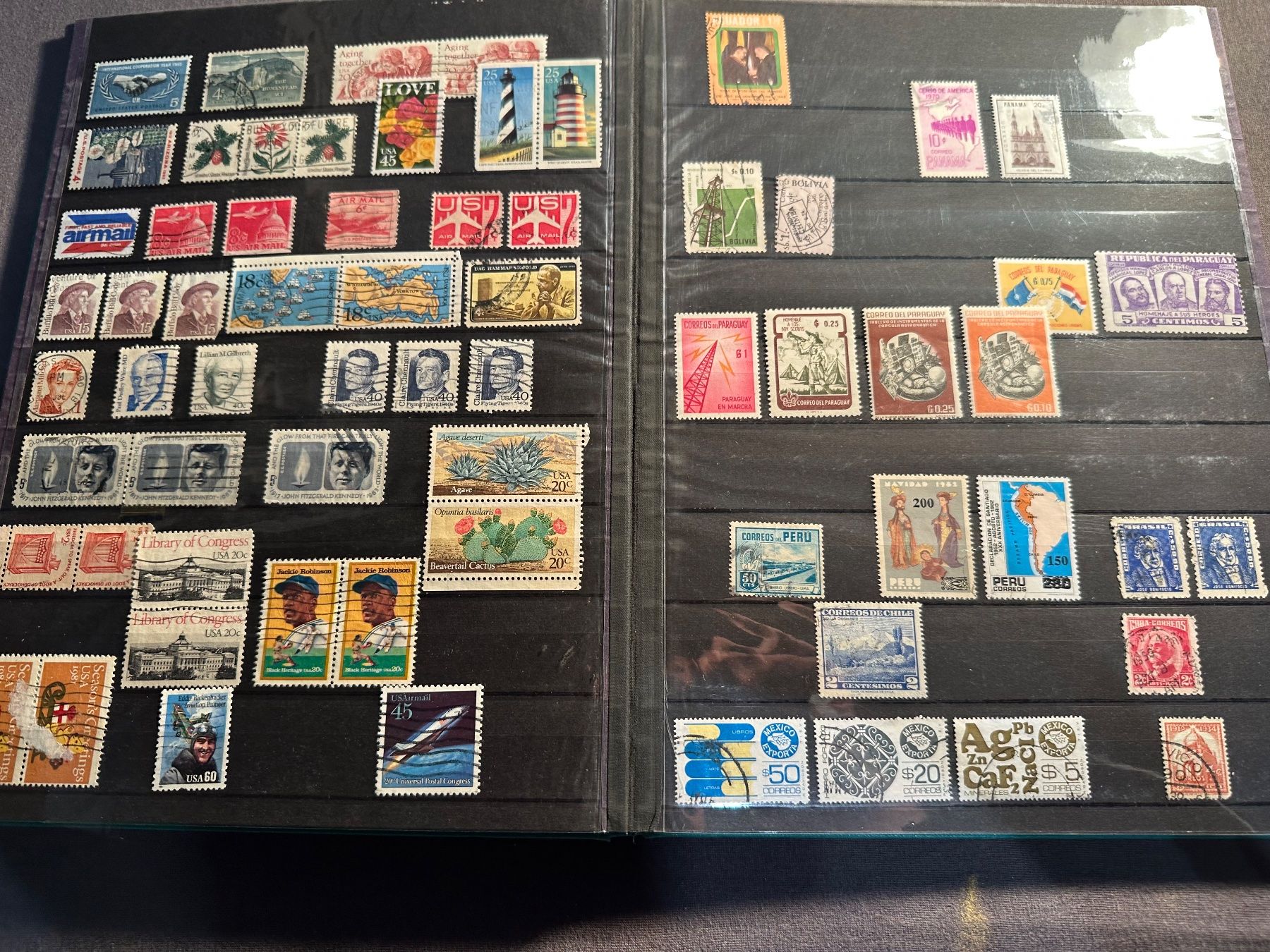 Tutti i francobolli: Album Weltweit - USA, Neuseeland – Usato da Stettfurt venduto da 2442 3