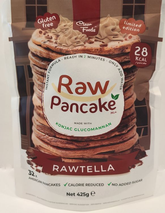 CleanFoods Pfannkuchen Raw Pancake Schoko Haselnuss 425g | Kaufen auf ...