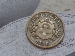 20 cts 1859 B - (Bi) billon