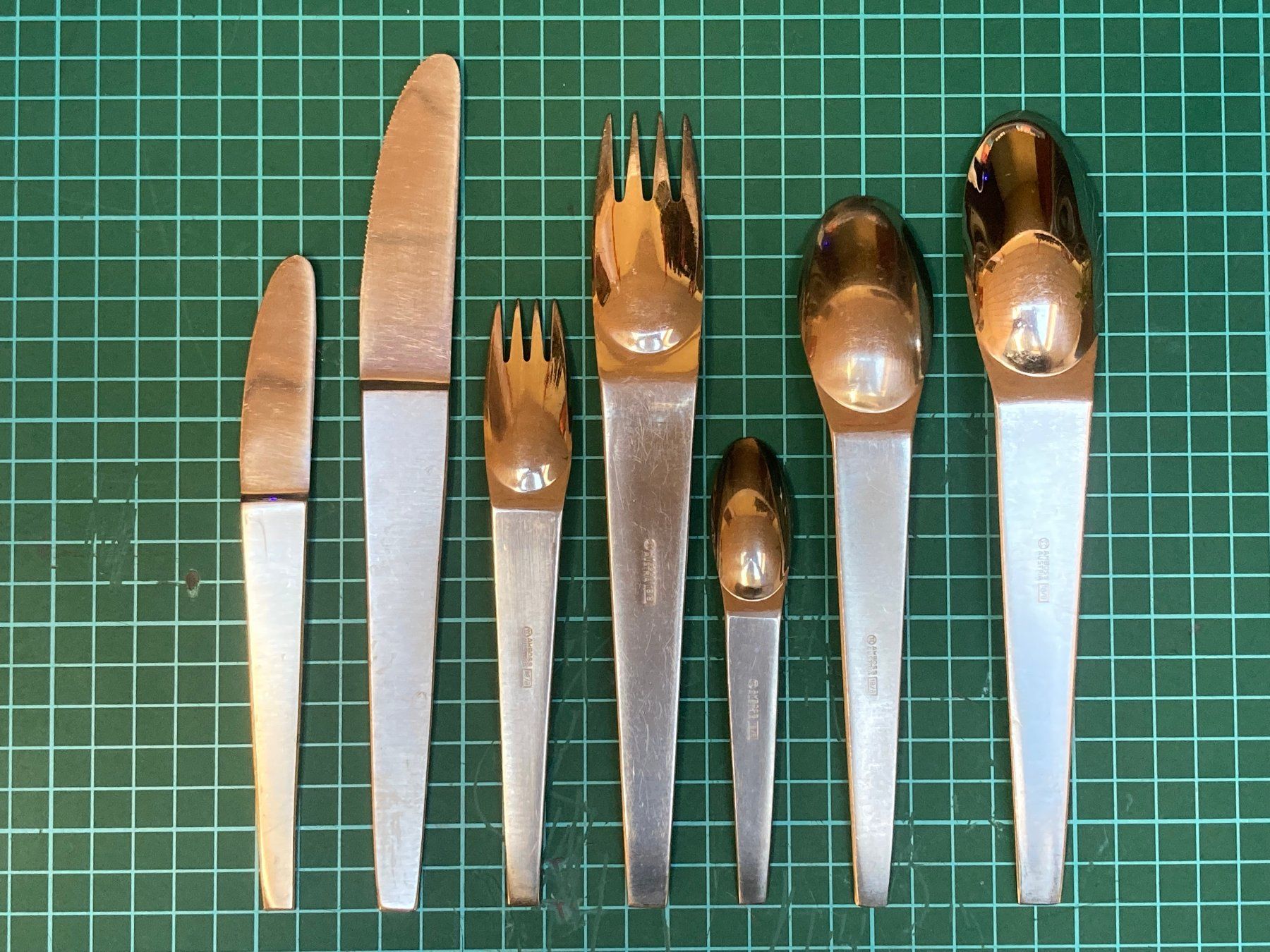 Set di posate: 7 couverts Carl Aubock / Amboss / 2060 Maestro / Flatware – Usato da Froideville venduto da EL.YACHT.Okaz 2