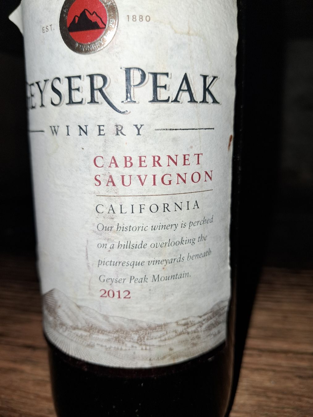 Vino: Cabernet Sauvignon Geyser Peak Winery 2012 – Nuovo e nell'imballaggio originale da Le locle venduto da juliensaran 2