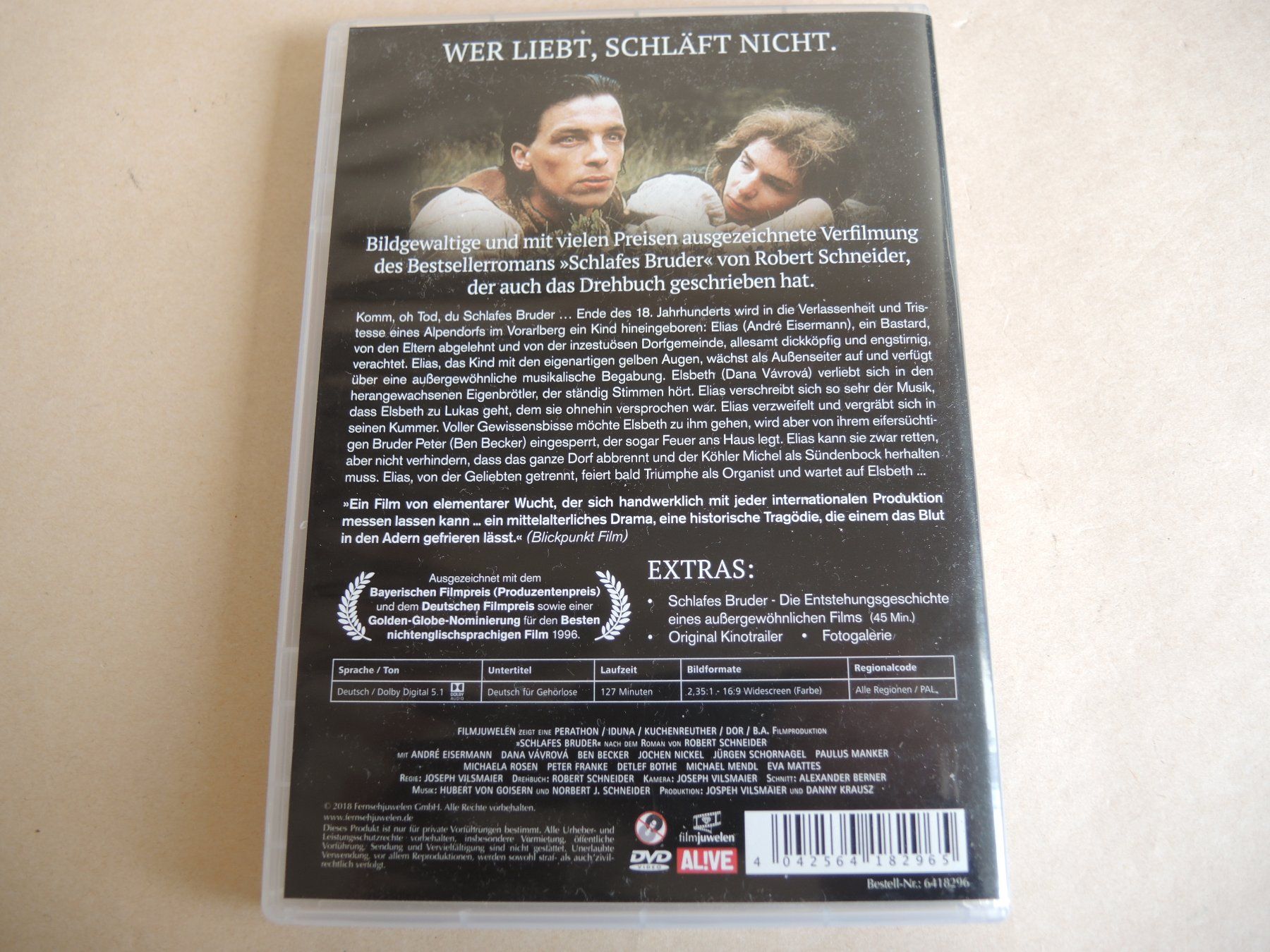 Tutti i DVDs: DVD Schlafes Bruder mit Ben Becker – Usato da Rorschach venduto da maeck8 2