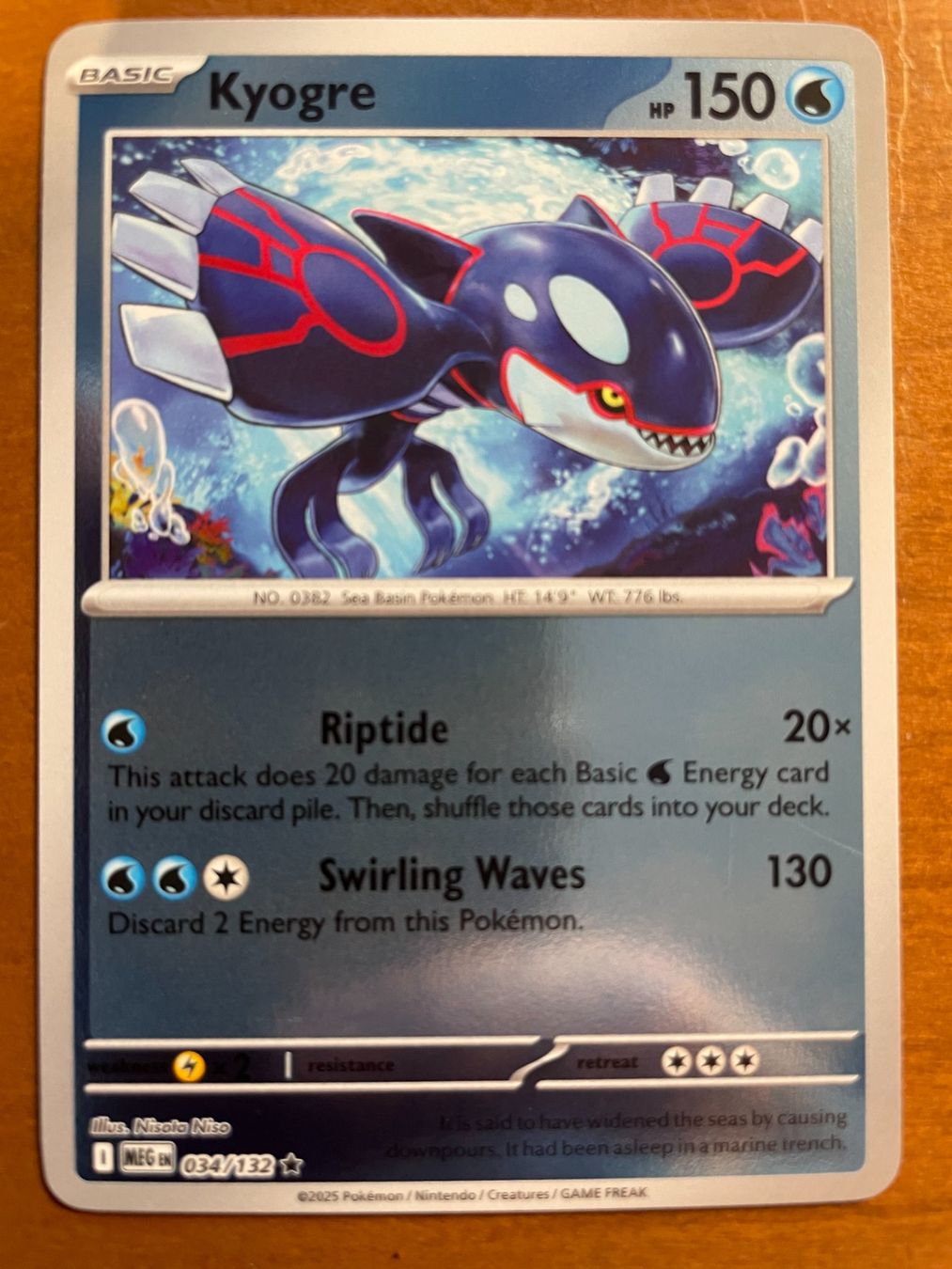 Pokémon Carte collezionabili: Pokemon Kyogre Reverse (Versand gratis) – Nuovo (secondo la descrizione) da Chur venduto da Angerson