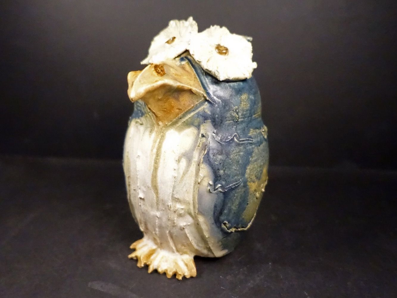 Statuette: Eule / Vogel in schönster Keramikkunst – Usato da Russikon venduto da Eulenfeder 5