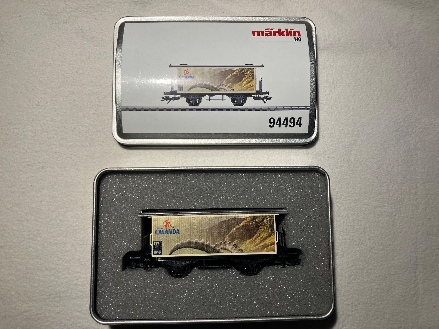 Märklin Modellini di ferrovie: Marklin H0 94494 Bierwagen "Calanda", Neu – Nuovo e nell'imballaggio originale da Betschwanden venduto da Miau