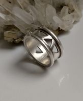 BREITER RING SILBER 925