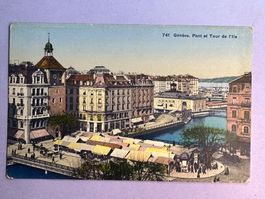 Genève, Pont et Tour de l'ile