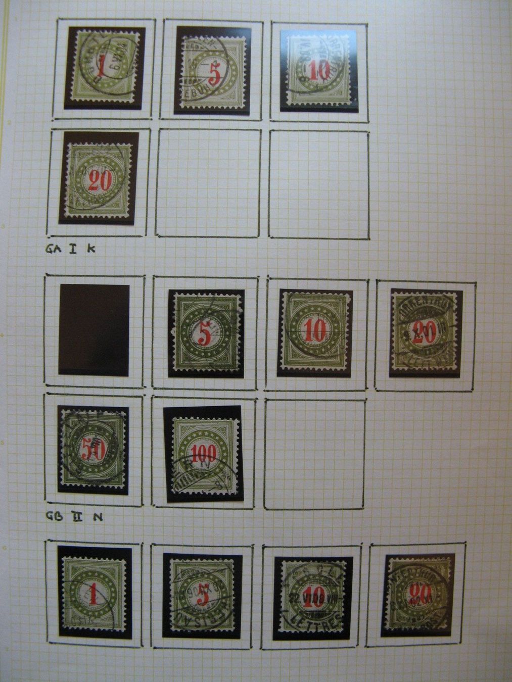 Alle Briefmarken: Portomarken, Lot 4 - Fundgrube? – Gebraucht aus Frauenfeld von Interessent1 5