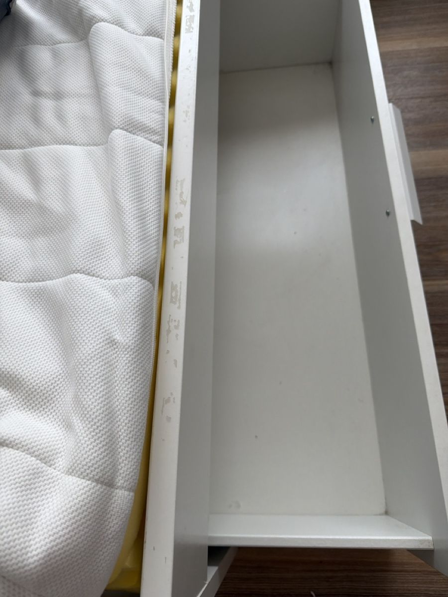 Letti: Bett mit Schubladen Weiss 146x200 cm – Usato da Horgen venduto da Muxi2004 1
