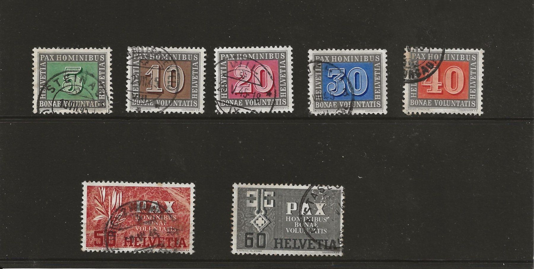 Tutti i francobolli: Lot div. Schweizer Briefmarken ab 1936 – Usato da Bad Ragaz venduto da flexibel11