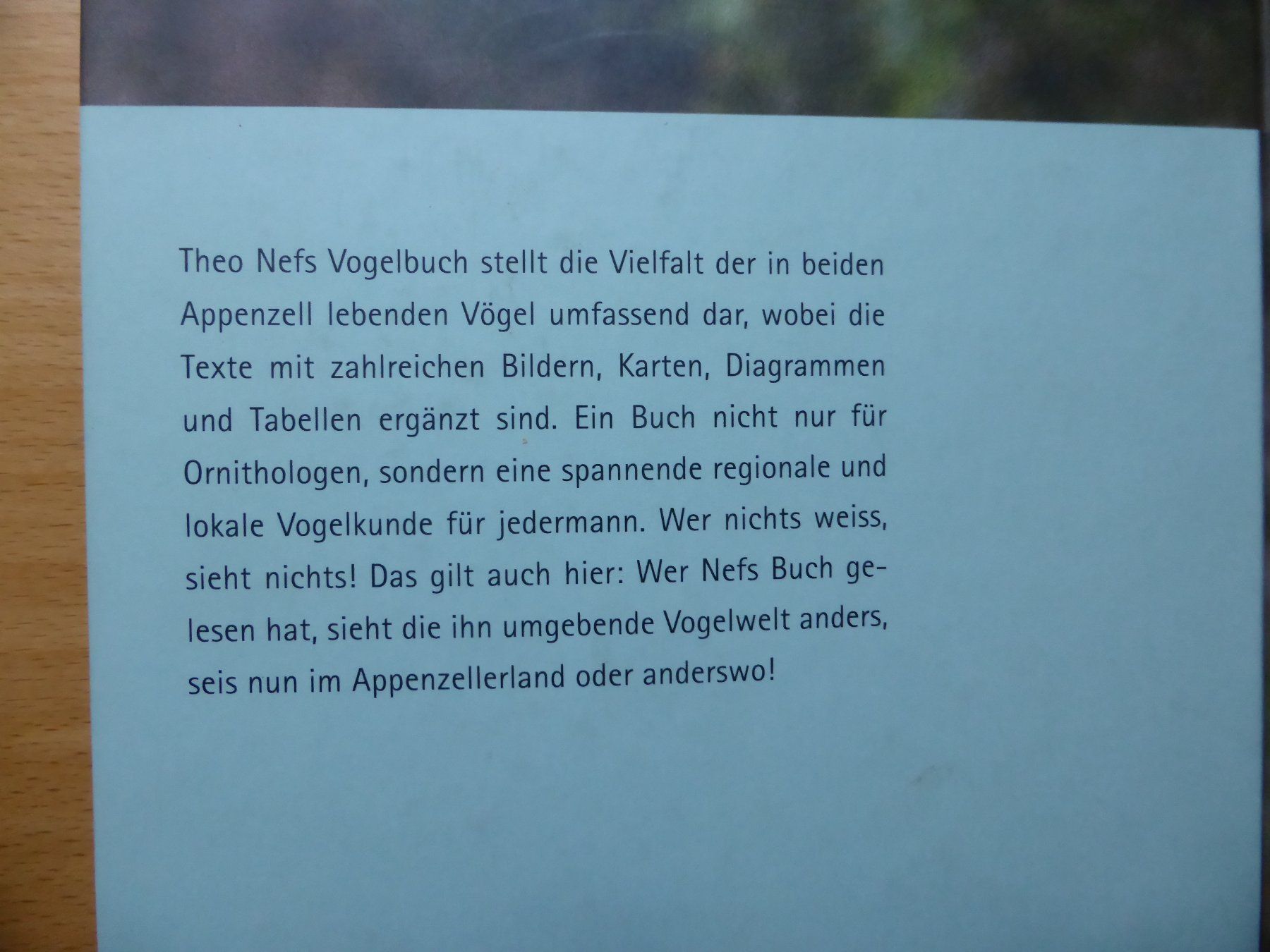 Bücher: Vögel im Appenzellerland – Neu (gemäss Beschreibung) aus Brunnadern von lesezirkel 1