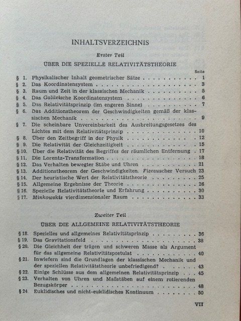 Libri: Albert Einstein, Relativitätstheorie, Vieweg 1965 – Usato da Bern venduto da oregonzwei 3
