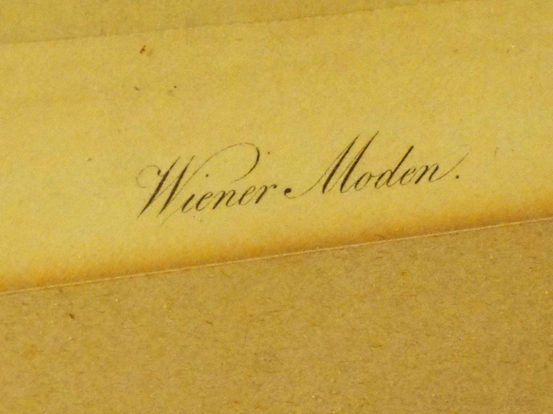 Incisioni: 2  gerahmte Wiener Mode 1833, August /September – Nuovo (secondo la descrizione) da Ebnat-Kappel venduto da carastellabella 4