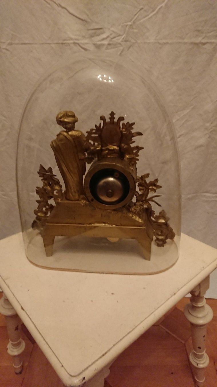 Orologi da terra & Orologi da parete: Antike Kaminuhr "Kunstmaler mit Harfenspiele" – Usato da Benglen venduto da Pril77 2