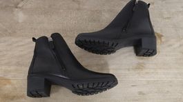 LONGO Leder-Stiefeletten - 40 - Urban Style