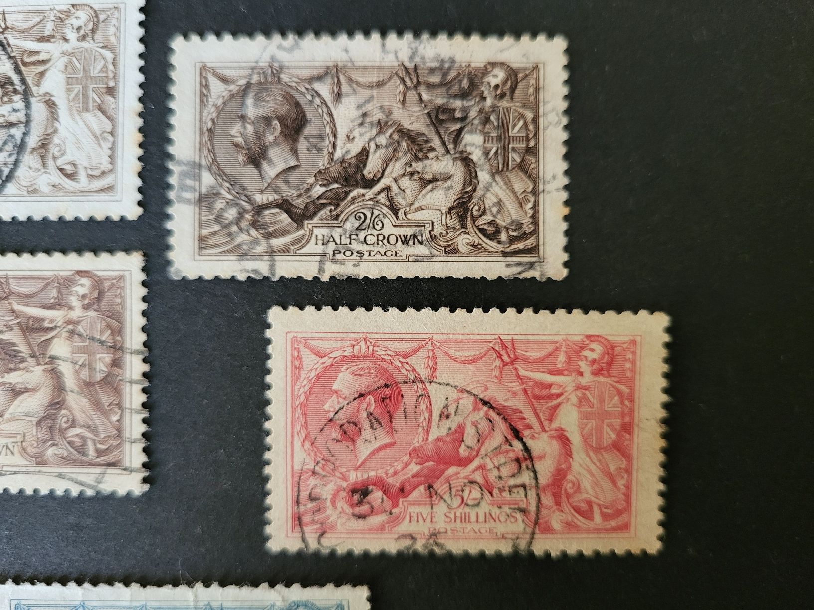 Tutti i francobolli: 1913-18, Großbritannien - Freimarkenausgabe – Usato da stäfa venduto da brandy66 1