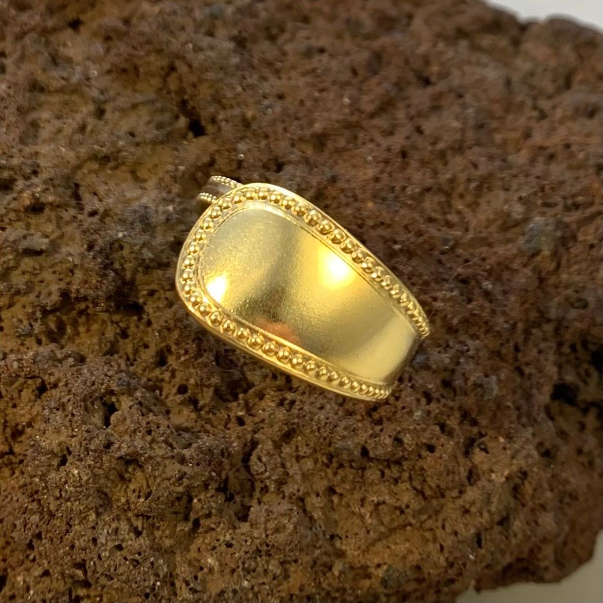 Anelli: Silberring Goldener Hauch Gr.60 – Nuovo (secondo la descrizione) da Thun venduto da Svonskj 1