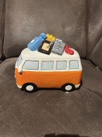Spardose VW Bus Keramik orange weiss guter Zustand