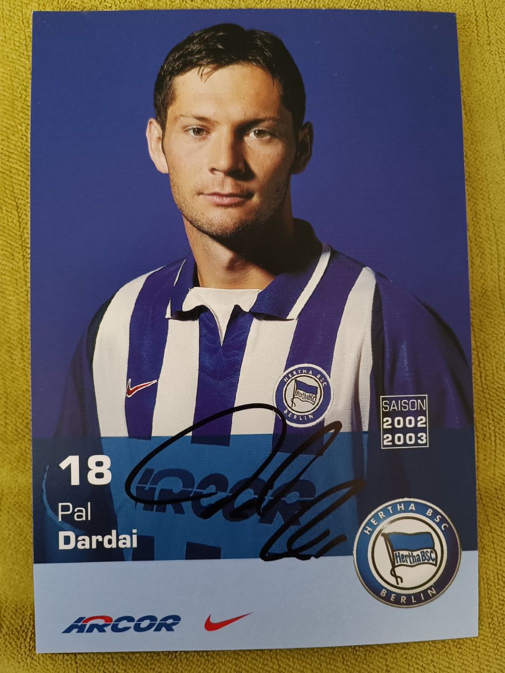 Autographes: Pal Dardai -  handsigniert – D'occasion à Menziken par Autogramme