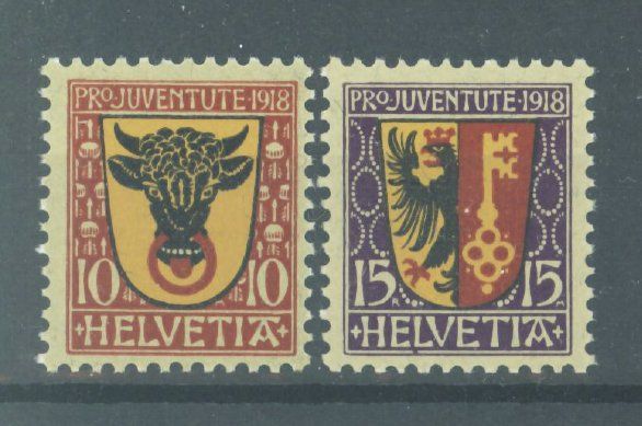 Tutti i francobolli: 1918, Pro Juventute, ohne Falz ** – Nuovo (secondo la descrizione) da Willisau venduto da Vollstempel
