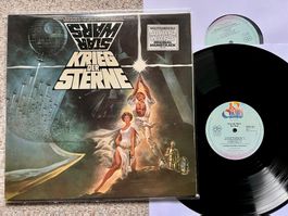 Krieg Der Sterne - Star Wars Soundtrack 2 LPs GEWASCHEN RARE