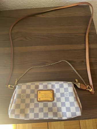 Sac Louis Vuitton Damier Azur Pochette good condition