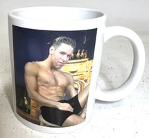 Strip mug nude male magische Tasse