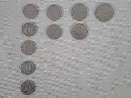 Münzen der DDR, Mark und Pfennig