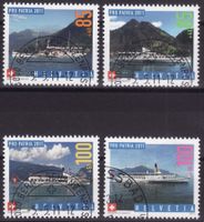 Pro Patria Satz SBK-Nr. 313-316 (Schiffe 2011) gestempelt