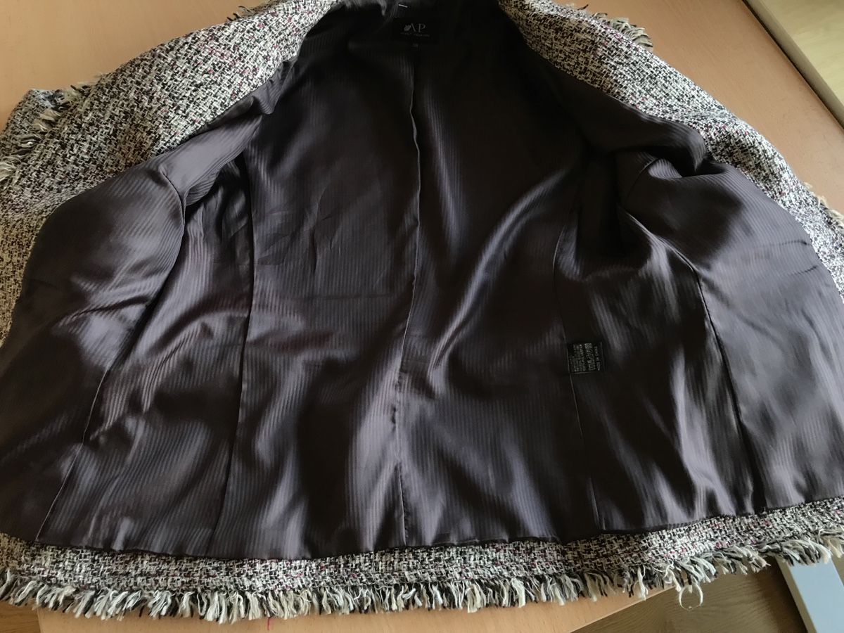 Avant Premiere Jacken: Veste Avant-Première Tweed Franges Taille 38 – Neu (gemäss Beschreibung) aus Morges von sandy069 7
